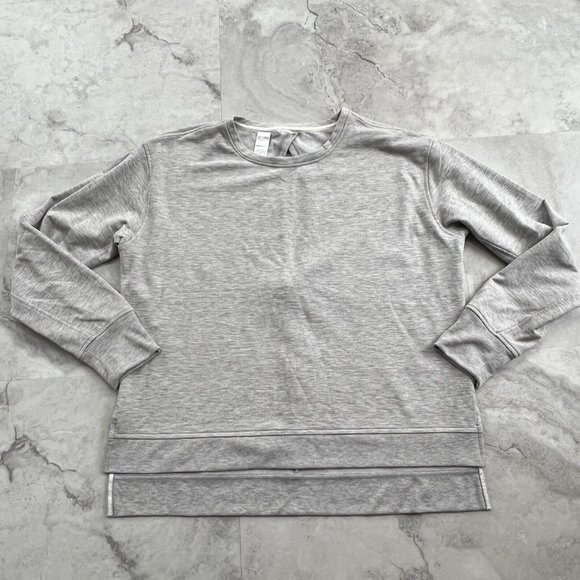 Victoria Secrets Sport VSX Pullover Sweatshirt Long Sleeve Pullover Large L Gray - Picture 1 of 6